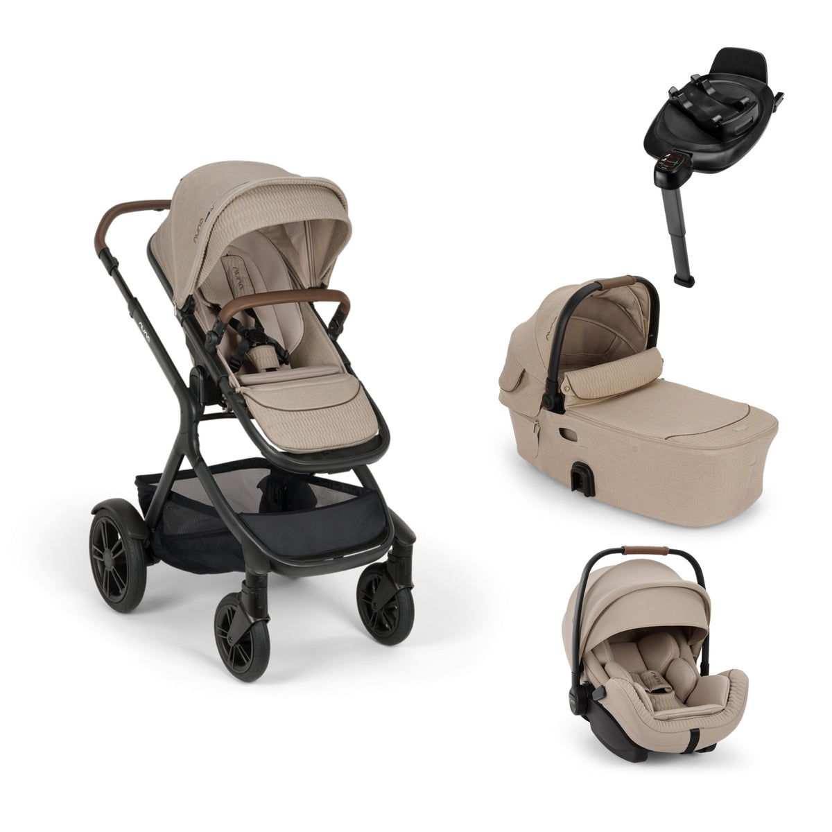 Nuna DEMI next Cosmopolitan 4in1 Bundle inkl. Babywanne, ARRA flex & BASE next