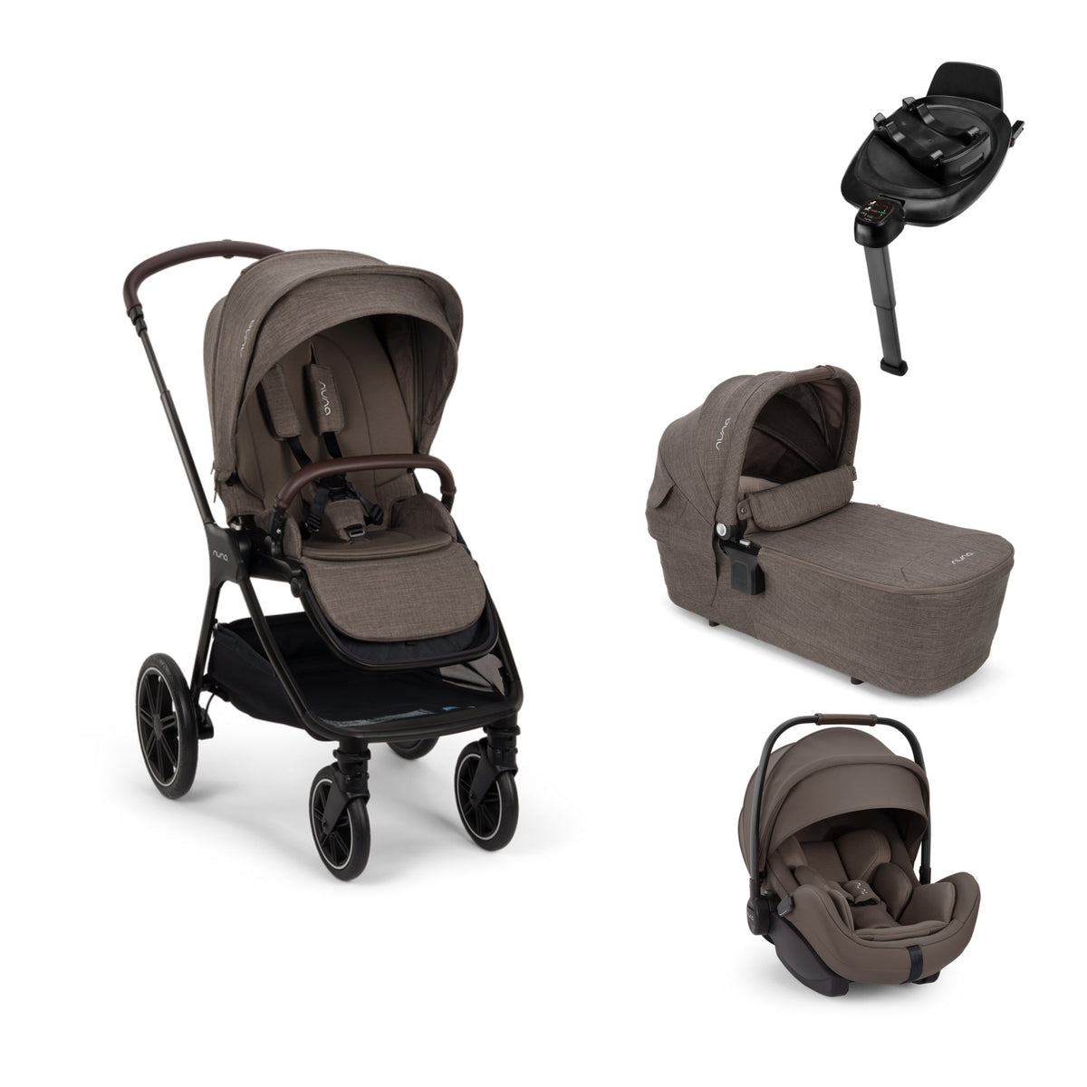 Nuna TRIV lx All-in-One Chestnut Bundle inkl. ARRA flex & BASE next