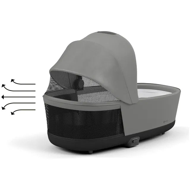 Cybex Chrome ePriam Travel Bundle-Set 4in1 inkl Cloud T Plus Chrome / Mirage Grey