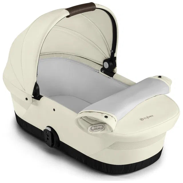CYBEX Gazelle S Zwillingskinderwagen Bundle-Set 4in1 Seashell Beige