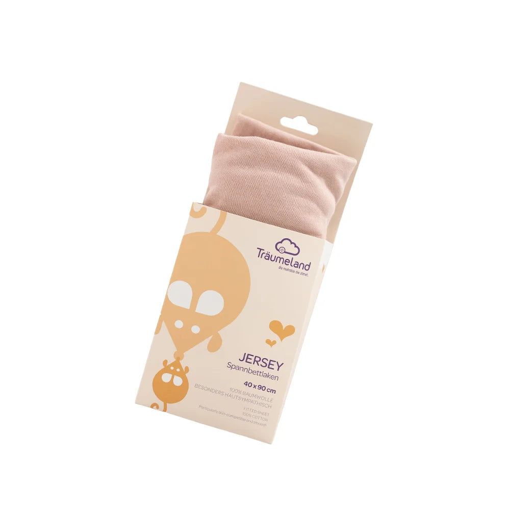 Träumeland Spannbettlaken Jersey Beige 40x90cm
