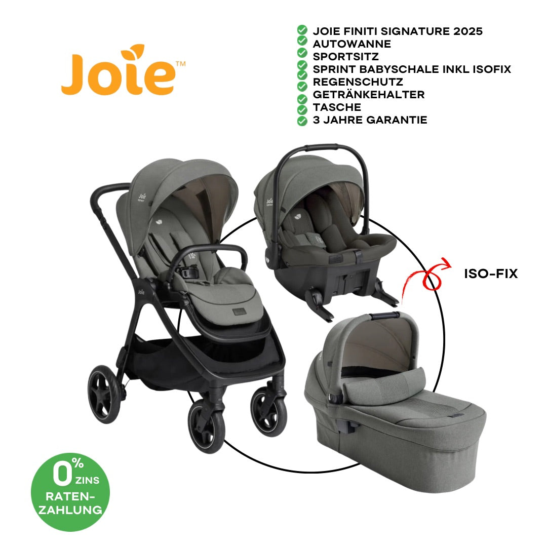 Joie Signature Finiti Bundle 3in1 inkl Sprint Evergreen