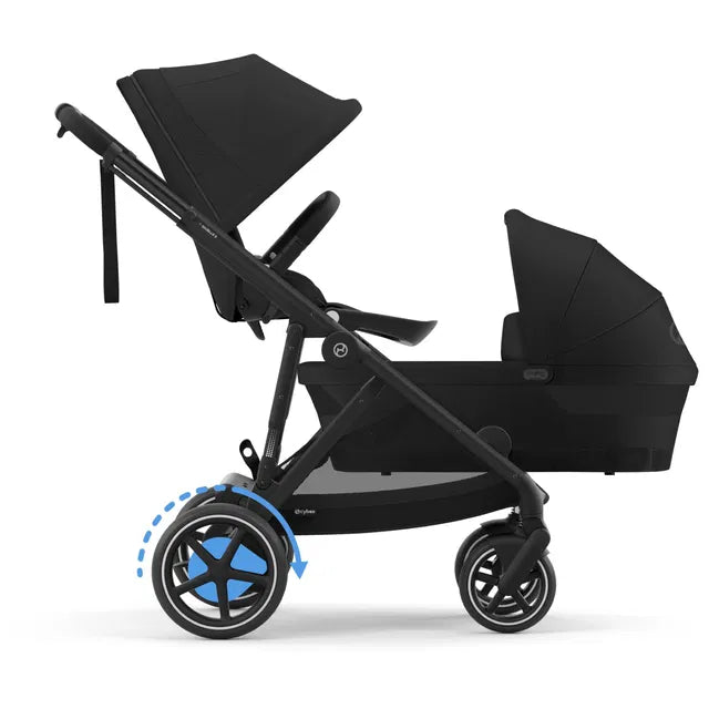 CYBEX eGazelle S Set Geschwister moon black black