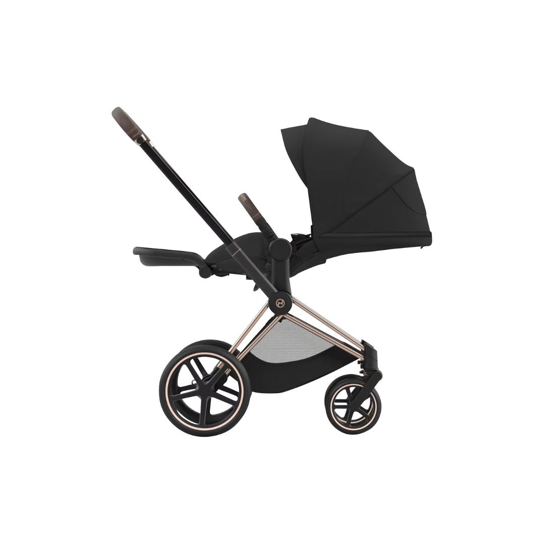 Cybex ePriam Travel Bundle-Set 4in1 inkl Cloud T Plus Rosegold / Sephia Black