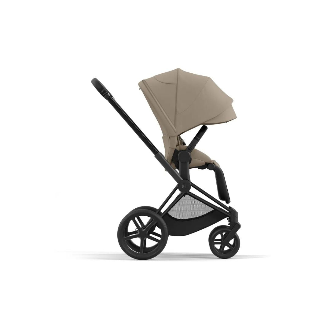 Cybex ePriam Black Travel Bundle-Set 4in1 inkl Cloud T Plus Cozy Beige / Black