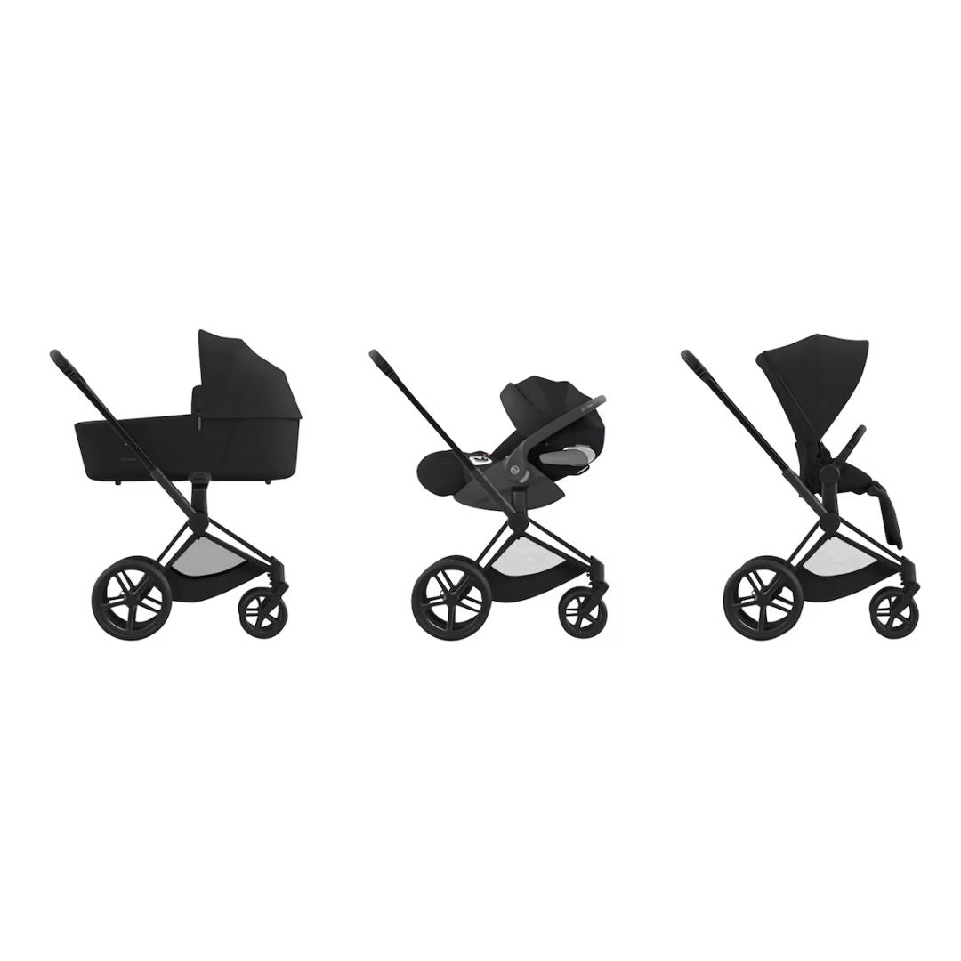 Cybex ePriam Travel Bundle-Set 4in1 inkl Cloud T Plus Sephia Black /All Black