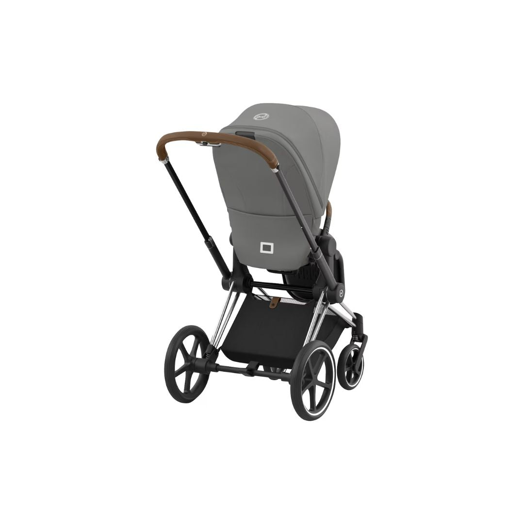 Cybex Priam Travel Bundle-Set 4in1 inkl Cloud T Plus Mirage Grey / Brown / Chrome