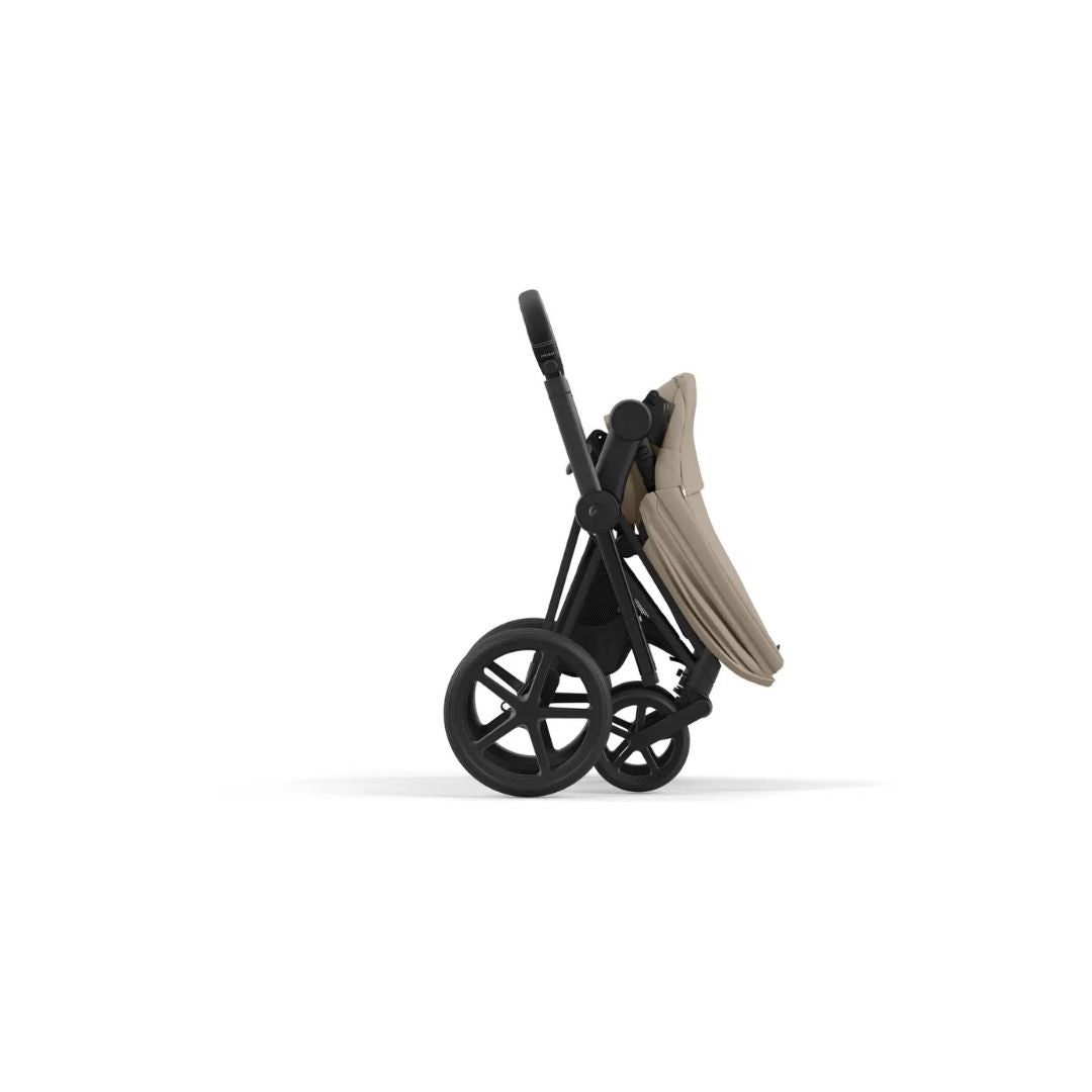 Cybex ePriam Black Travel Bundle-Set 4in1 inkl Cloud T Plus Cozy Beige / Black