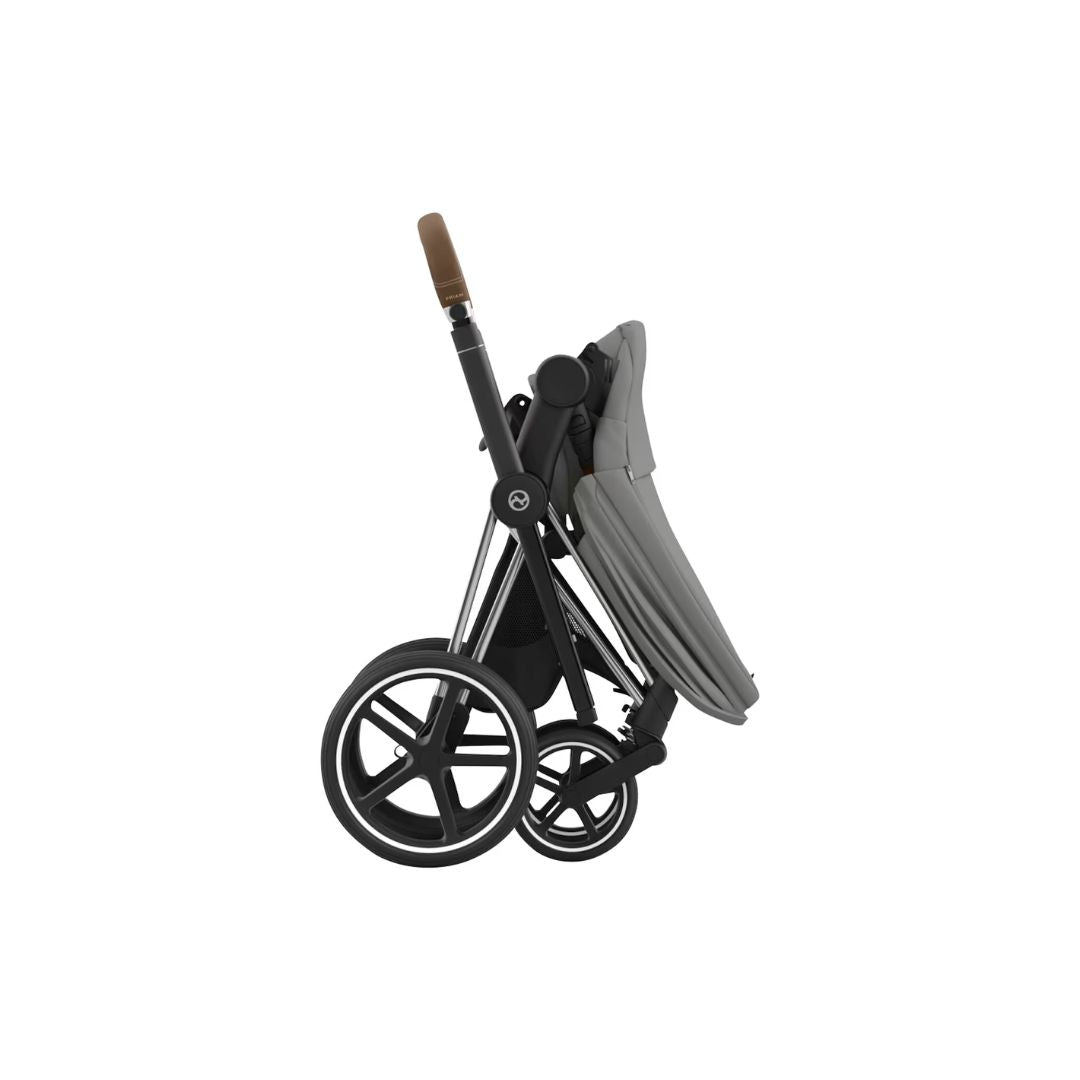 Cybex Priam Travel Bundle-Set 4in1 inkl Cloud T Plus Mirage Grey / Brown / Chrome