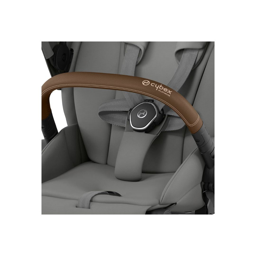 Cybex Priam Travel Bundle-Set 4in1 inkl Cloud T Plus Mirage Grey / Brown / Chrome