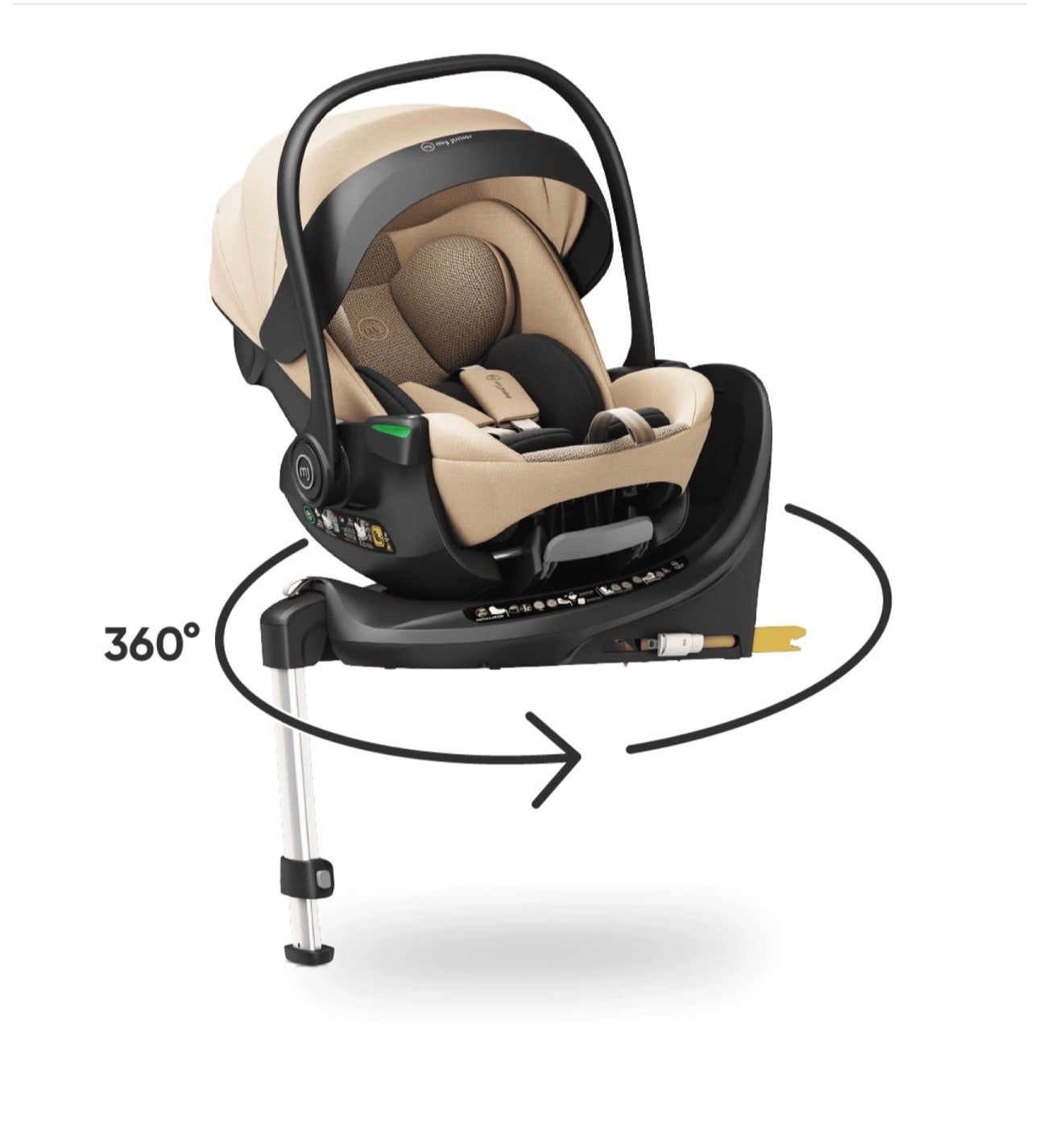 My Junior Mavi 4in1 Sandstone Bundle-Set inkl. Aura ergo i-Size + Base 360•