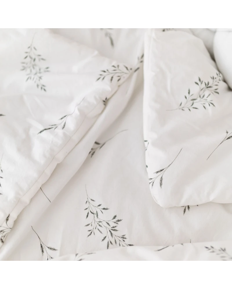 Baumwolle Bettwäsche Grüne Zweige