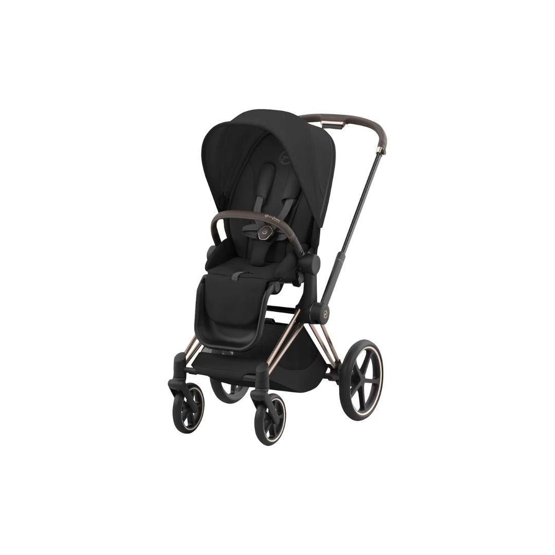 Cybex ePriam Travel Bundle-Set 4in1 inkl Cloud T Plus Rosegold / Sephia Black