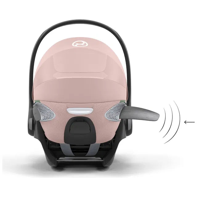 Cybex Priam Travel Bundle-Set 4in1 inkl Cloud T Plus Peach Pink / Chrome