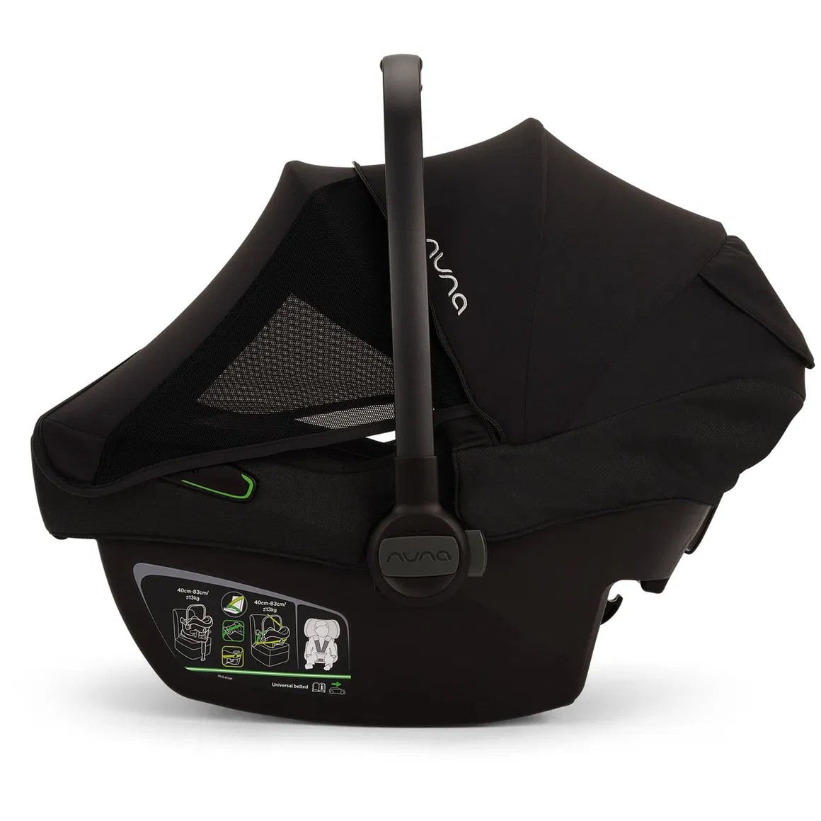 Nuna Kombikinderwagen Mixx Next Travel-Set inkl. Babyschale Pipa Next und Isofix-Basis Base Next Caviar