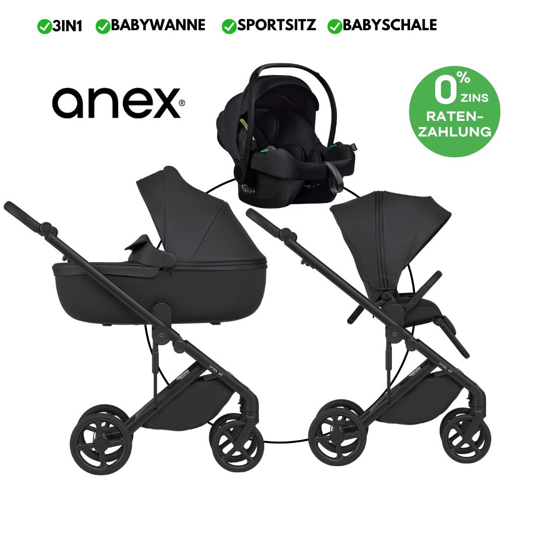 Anex Eli Midnight Bundle-Set 3in1 inkl Cosmo Babyschale