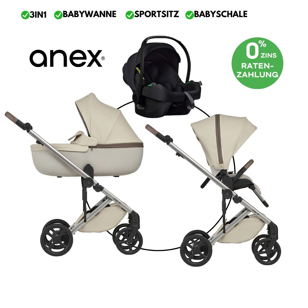 Anex Eli Muse Bundle-Set 3in1 inkl Cosmo Babyschale