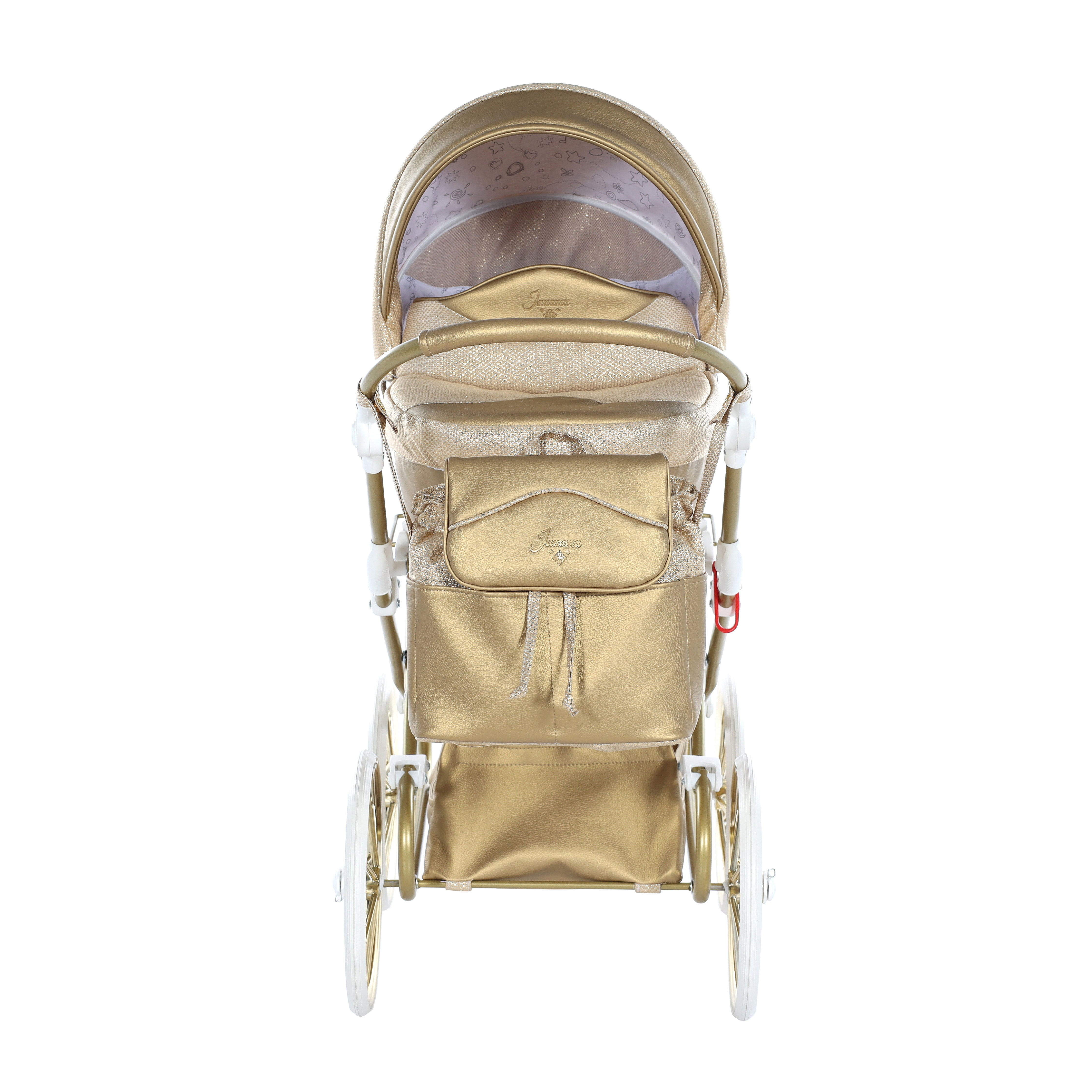 Junama Doll Pram - Gold