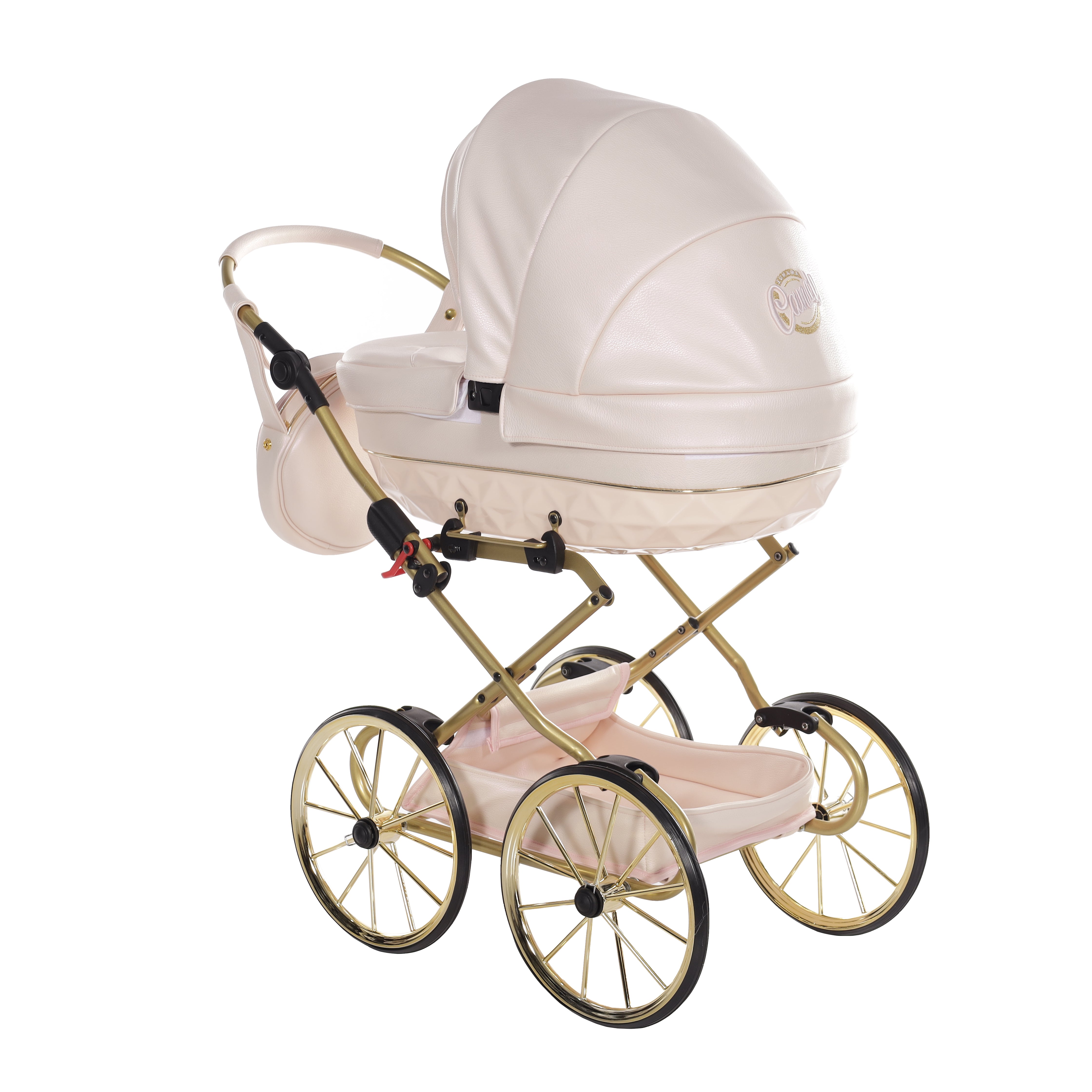 Junama Doll Pram - Toy Candy Rose