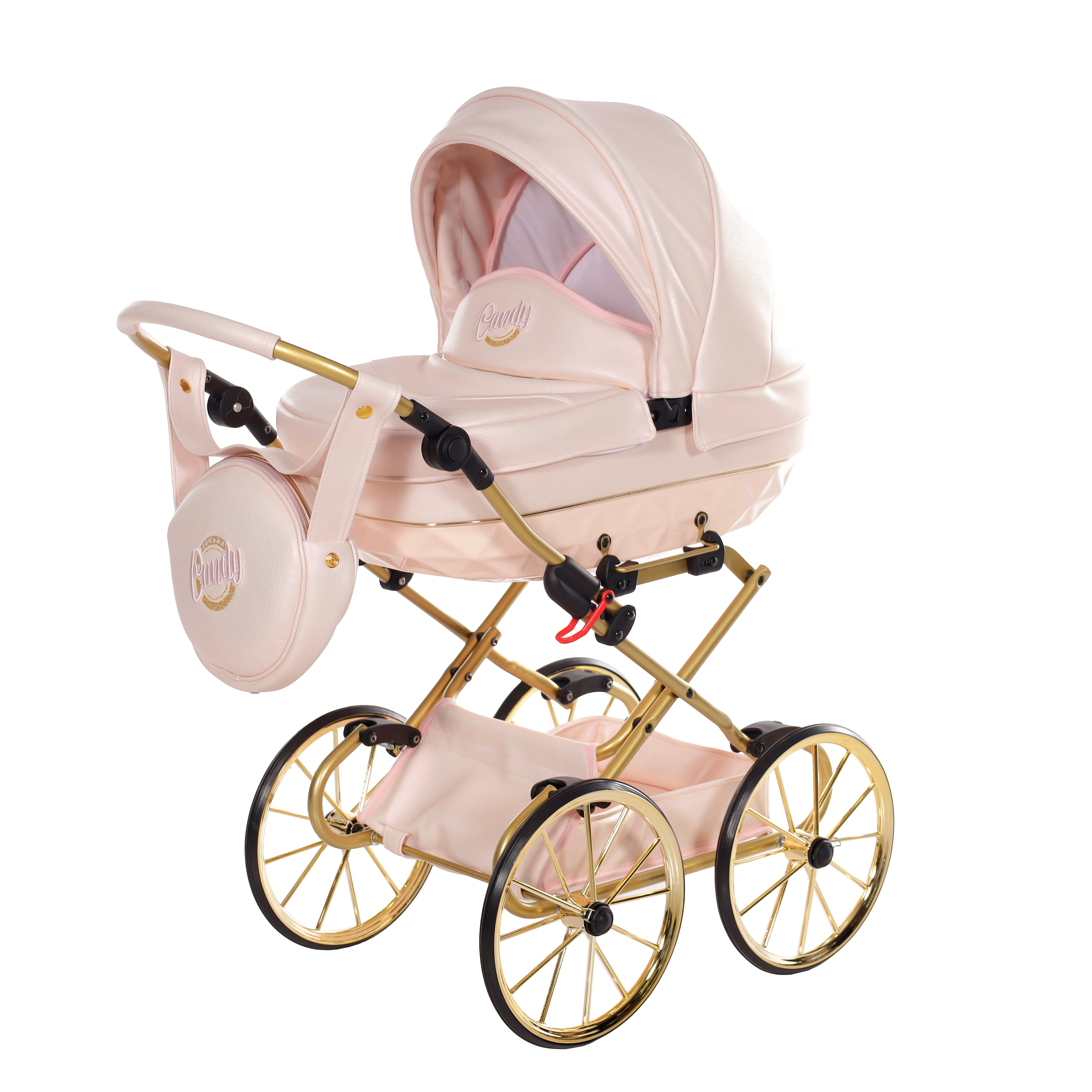 Junama Doll Pram - Toy Candy Rose