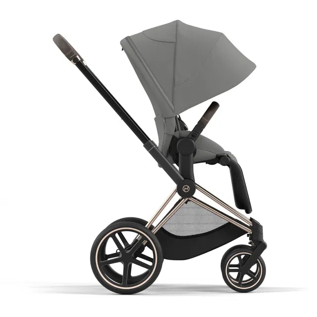 Cybex Priam Rosegold Travel Bundle-Set 4in1 inkl Cloud T Plus Mirage Grey