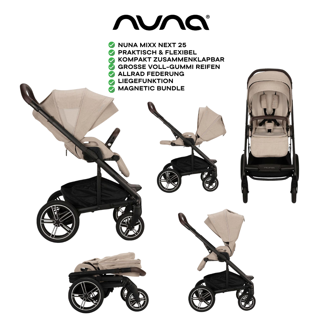 Nuna Mixx Next Bundle Set 4in1 inkl Cari Next & Pipa Next Biscotti