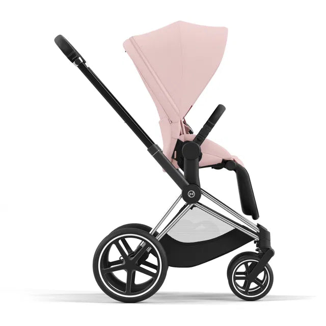 Cybex Priam Travel Bundle-Set 4in1 inkl Cloud T Plus Peach Pink / Chrome
