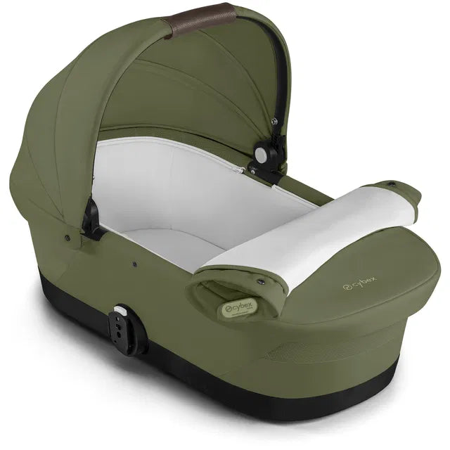 CYBEX Gazelle S Zwillingskinderwagen Bundle-Set 4in1 Moss Green