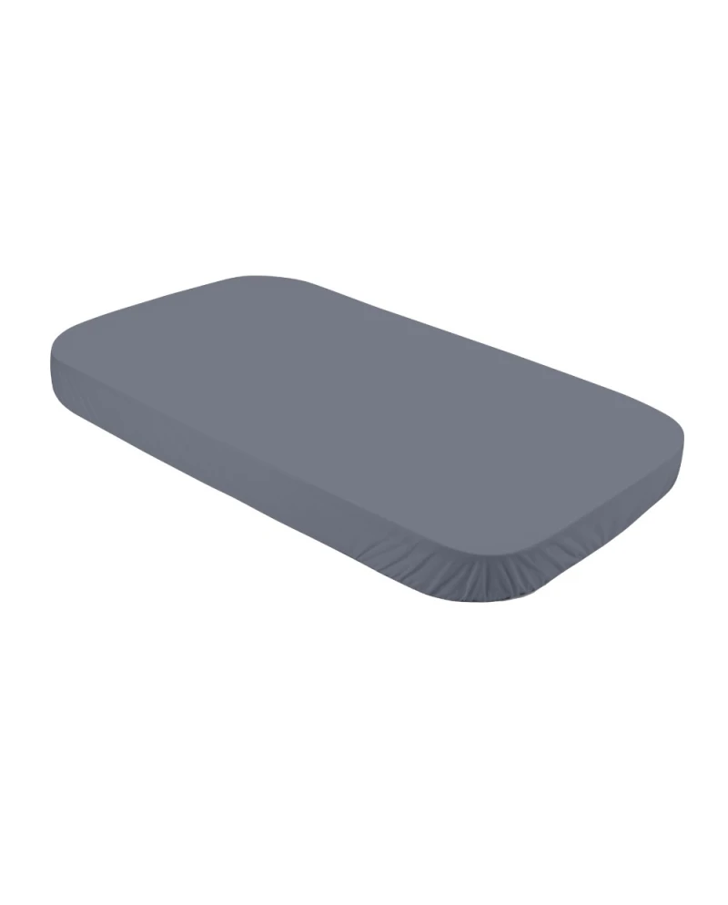 Spannbettlaken aus Baumwolle 124x73 cm – Gray