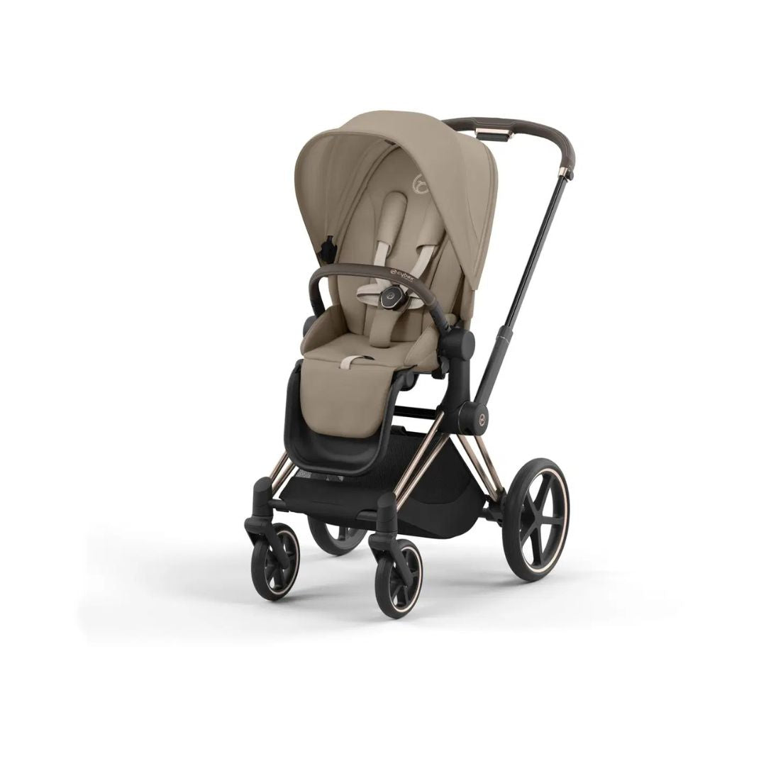 Cybex ePriam Rose Travel Bundle-Set 4in1 inkl Cloud T Plus Cozy Beige