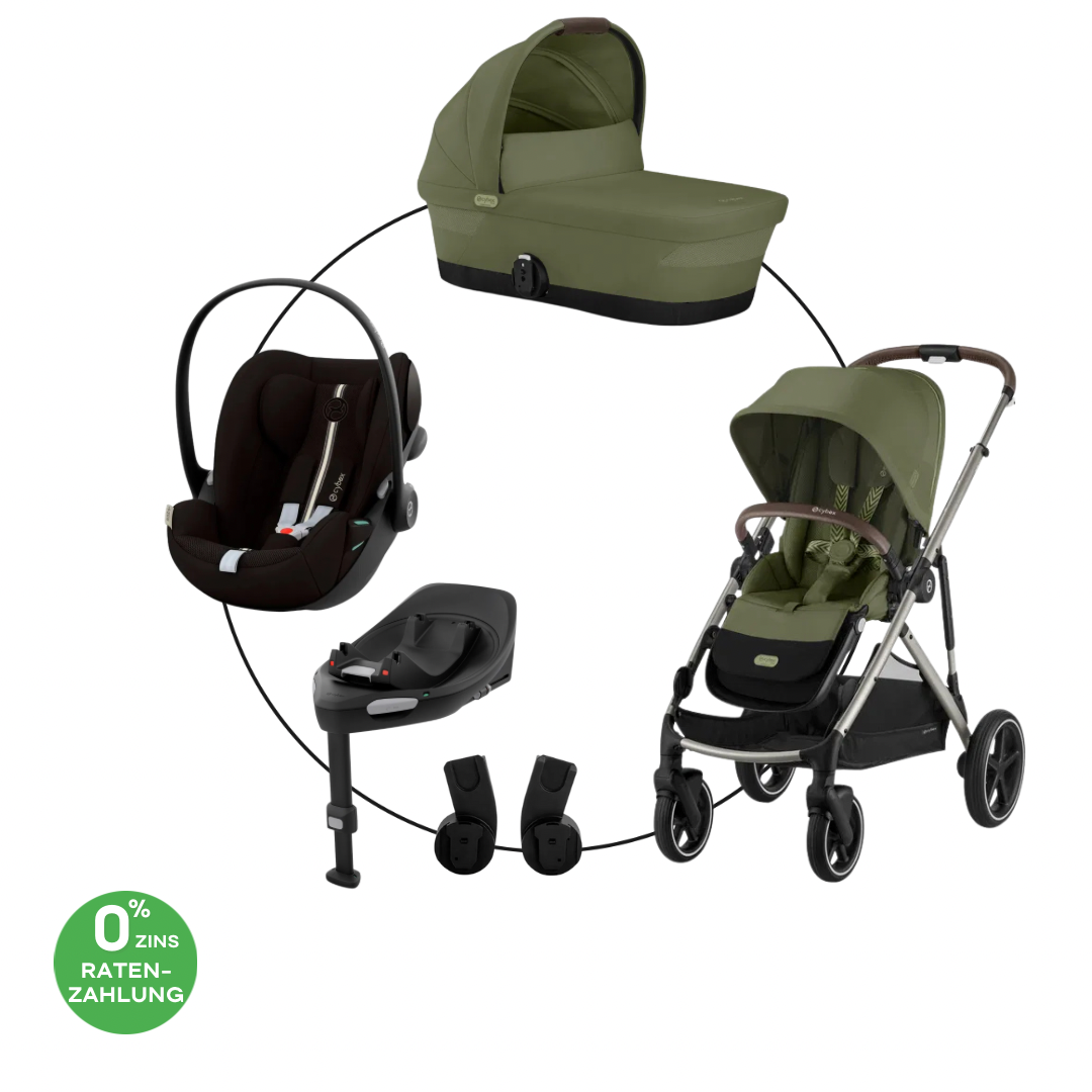 Cybex Gazelle S Bundle-Set 4in1 Moon Black