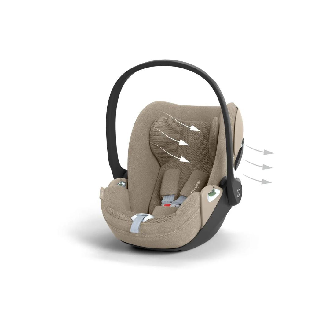 Cybex ePriam Rose Travel Bundle-Set 4in1 inkl Cloud T Plus Cozy Beige /