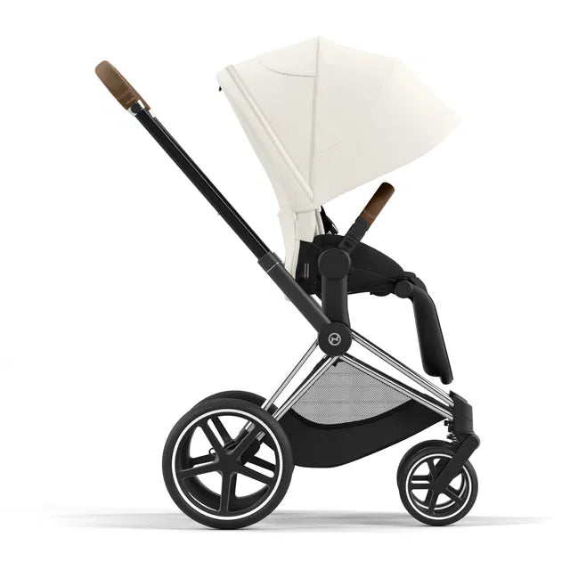 Cybex Priam Travel Bundle-Set 4in1 inkl Cloud T Plus Off White/ Brown /Chrome