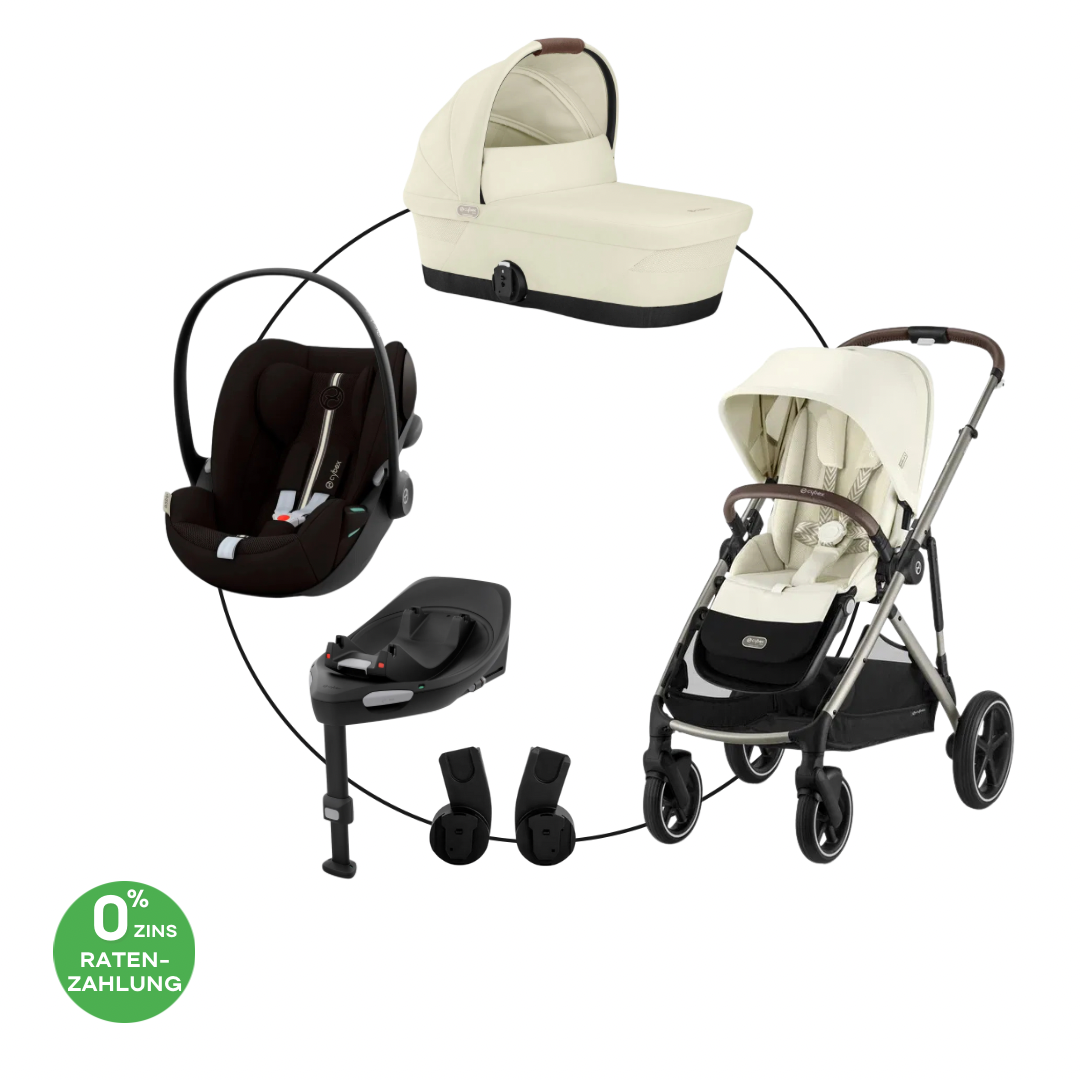 Cybex Gazelle S Bundle-Set 4in1 Moon Black