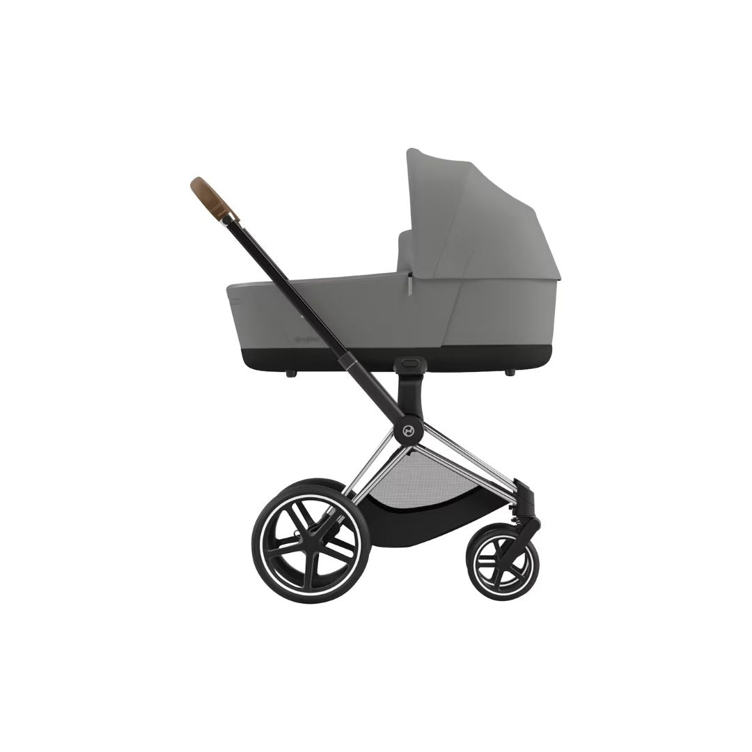 Cybex Priam Travel Bundle-Set 4in1 inkl Cloud T Plus Mirage Grey / Brown / Chrome