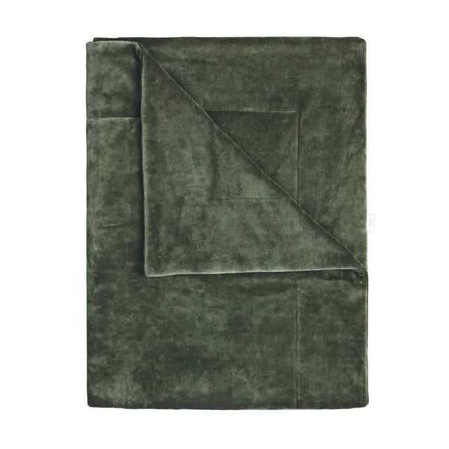 Babydecke Samt anthracite