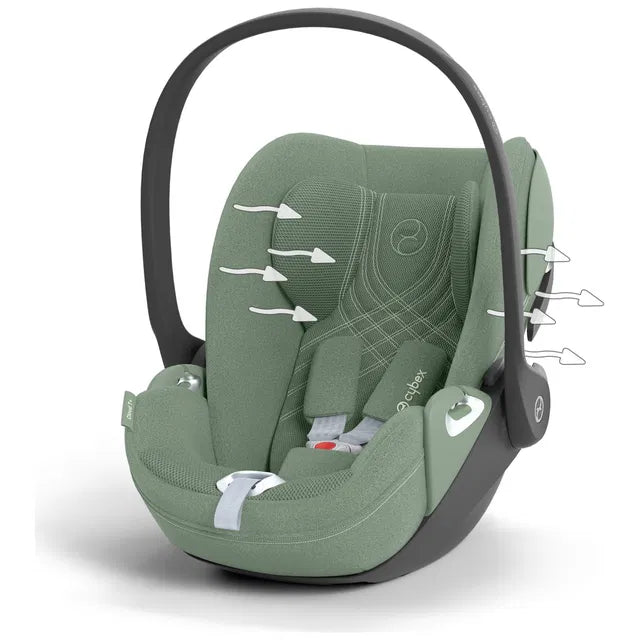 Cybex Priam Travel Bundle-Set 4in1 inkl Cloud T Plus Leaf Green / Chrome