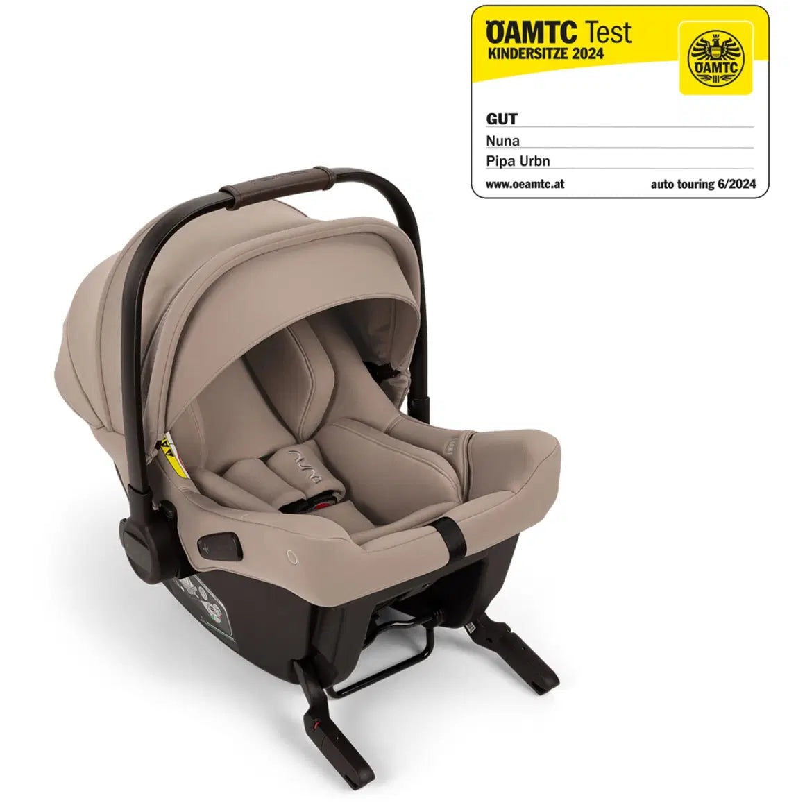 nuna pipa urbn mit integrierten Isofix-Konnektoren cedar
