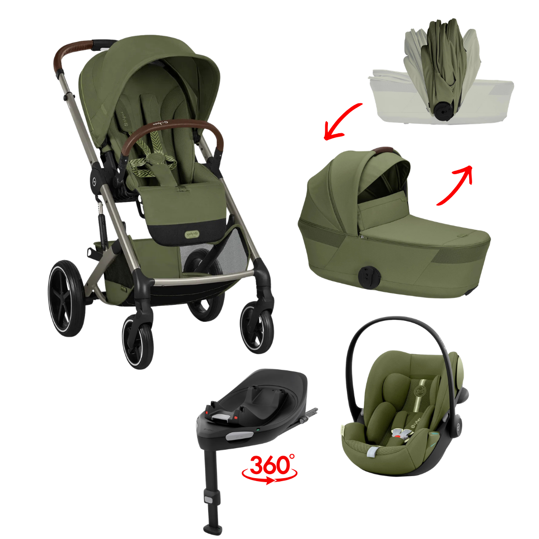 Cybex Balios S Lux Bundle-Set 4in1 moon black
