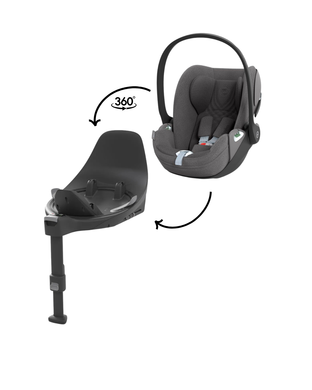 CYBEX Cloud T i-Size avec Base T Cozy Beige