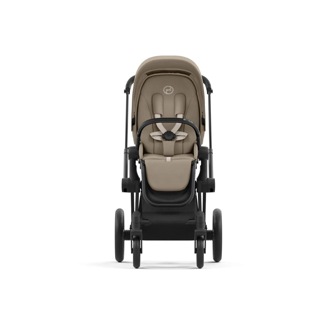 Cybex ePriam Black Travel Bundle-Set 4in1 inkl Cloud T Plus Cozy Beige / Black
