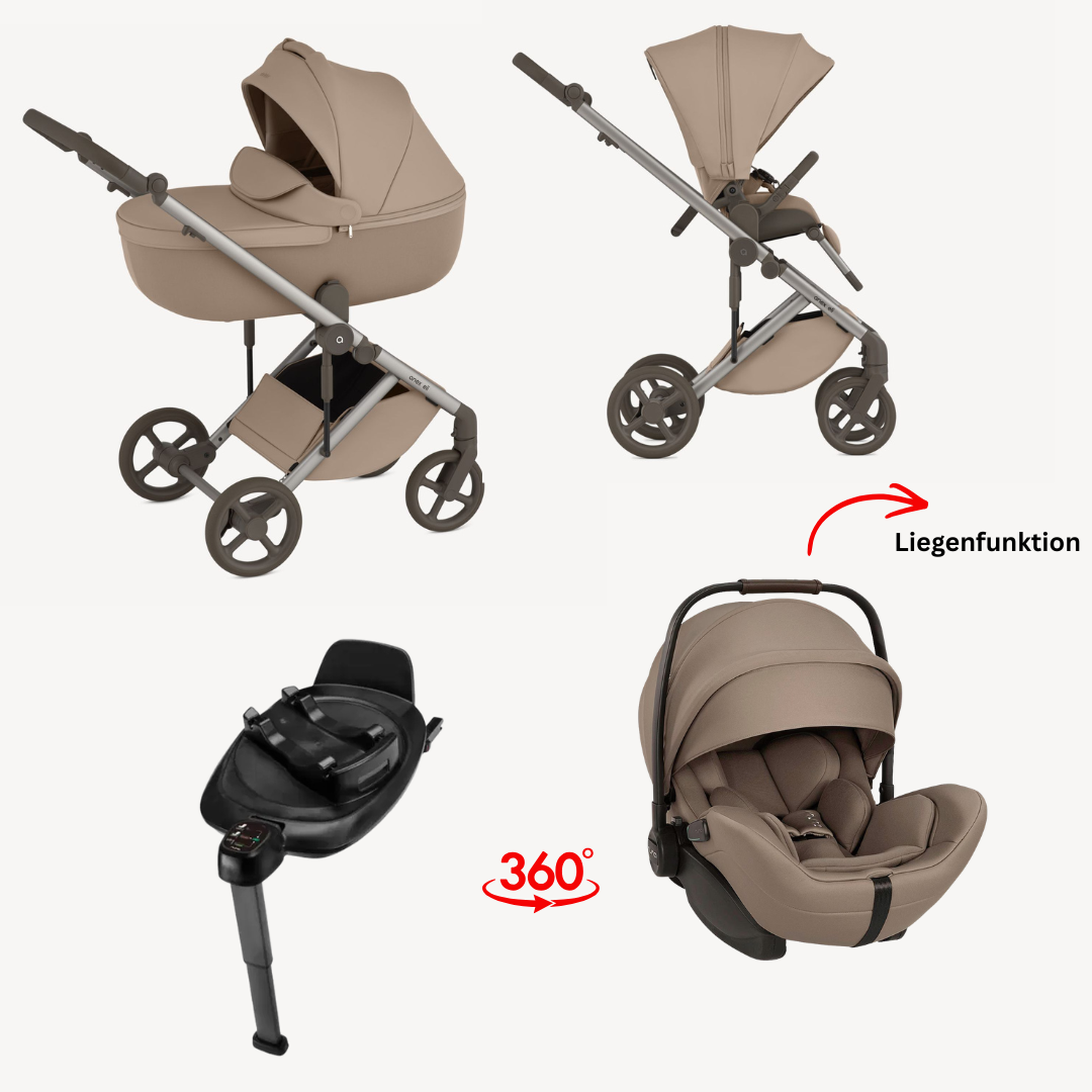 Anex Eli Gato 4in1 Bundle Set inkl Babyschale & Isofix 360°