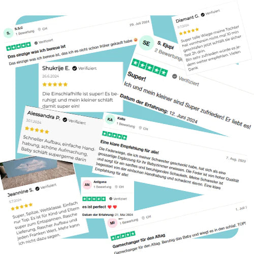 Federwiege inkl Motor - Set Sternentraum 2.0