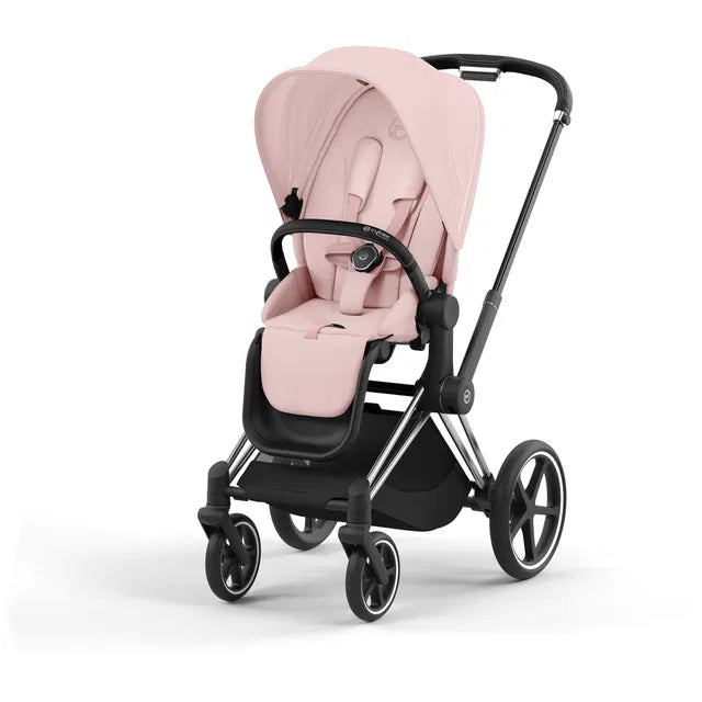 Cybex Priam Travel Bundle-Set 4in1 inkl Cloud T Plus Peach Pink / Chrome