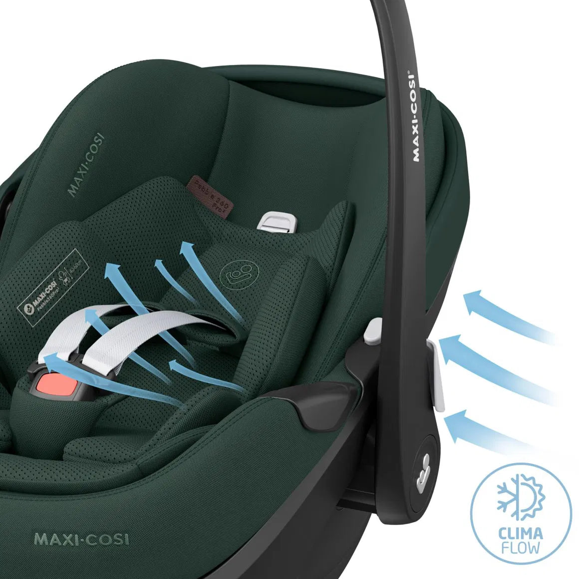 Maxi Cosi Pebble 360 Pro2 twillic green