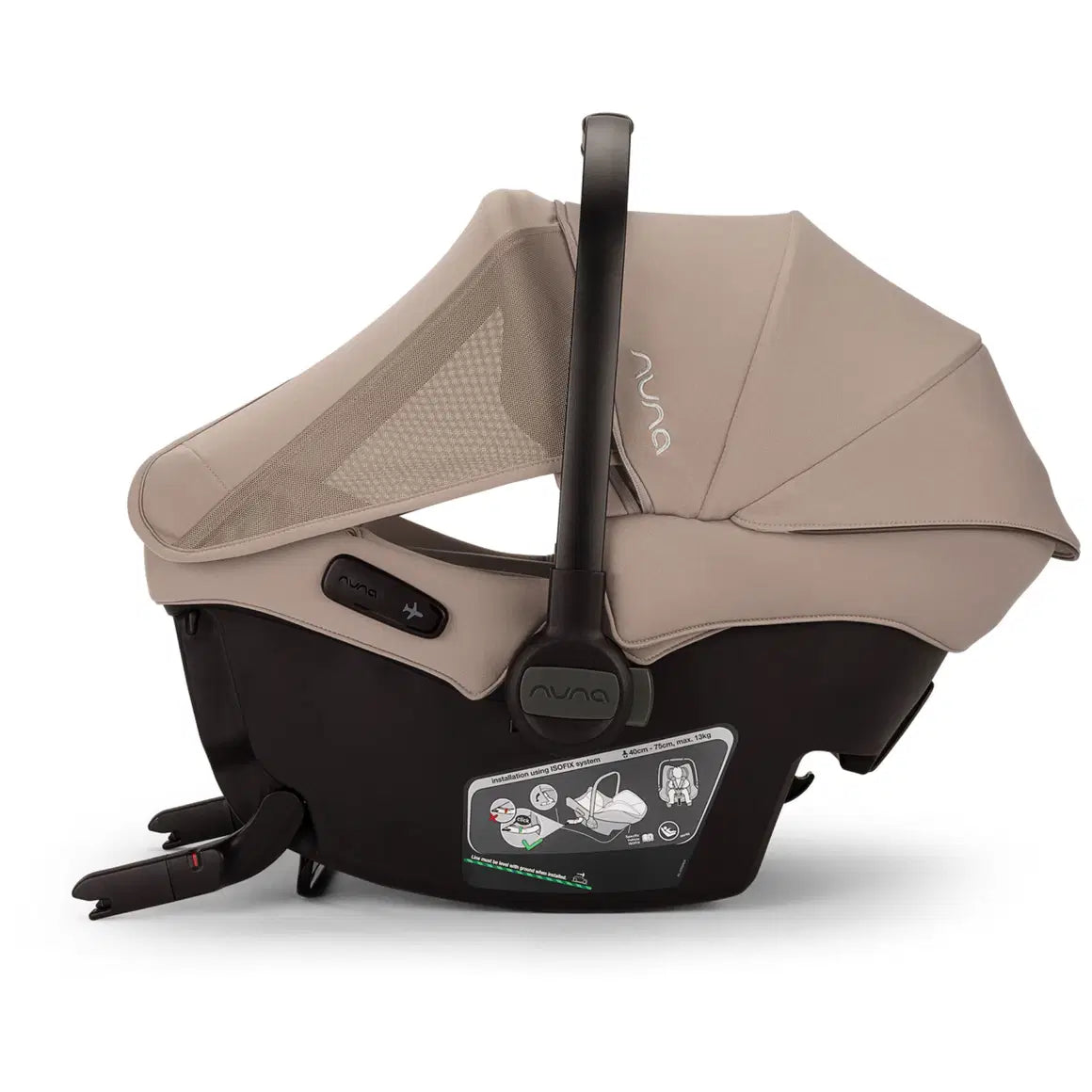 nuna pipa urbn mit integrierten Isofix-Konnektoren cedar
