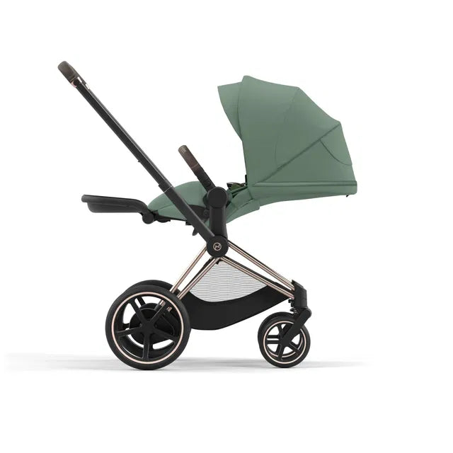 Cybex ePriam Travel Bundle-Set 4in1 inkl Cloud T Plus Rosegold / Leaf Green