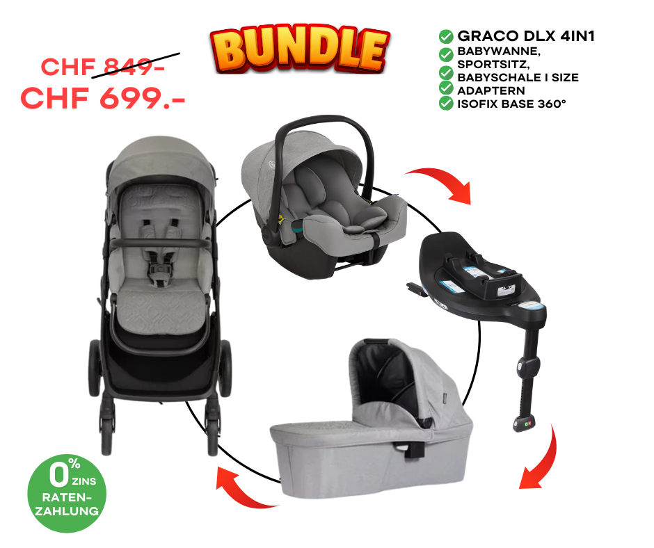 Graco Bundle DLX 4in1 Grey