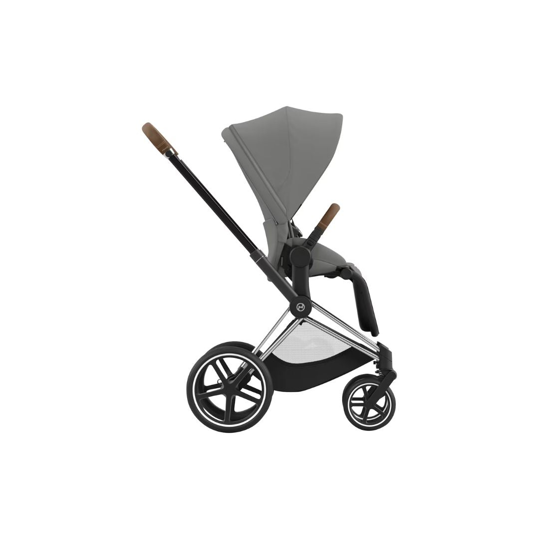 Cybex Priam Travel Bundle-Set 4in1 inkl Cloud T Plus Mirage Grey / Brown / Chrome