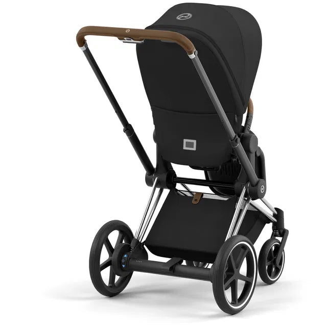 Cybex Chrome ePriam Travel Bundle-Set 4in1 inkl Cloud T Plus Chrome / Sephia Black